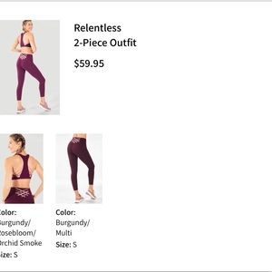 Fabletics matching set